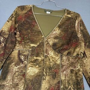 Vintage Y2K Sere Nade Women’s Size Medium Blouse Top Boho Fairy Grunge Cottage